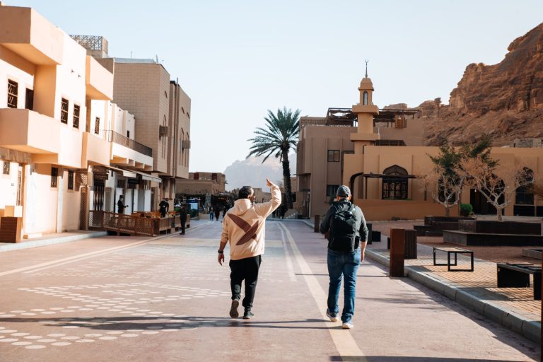 A tour of AlUla Old Town with the BAN team